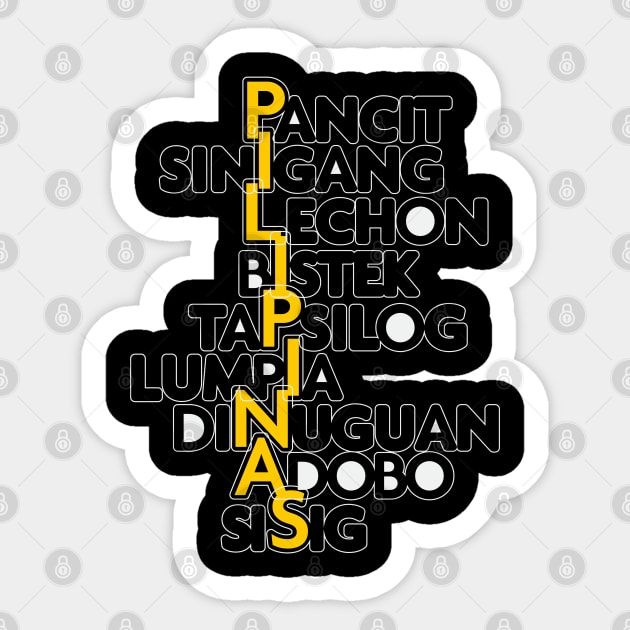 Pilipinas-Philippines All Time Favorite Food Sticker by Design_Lawrence